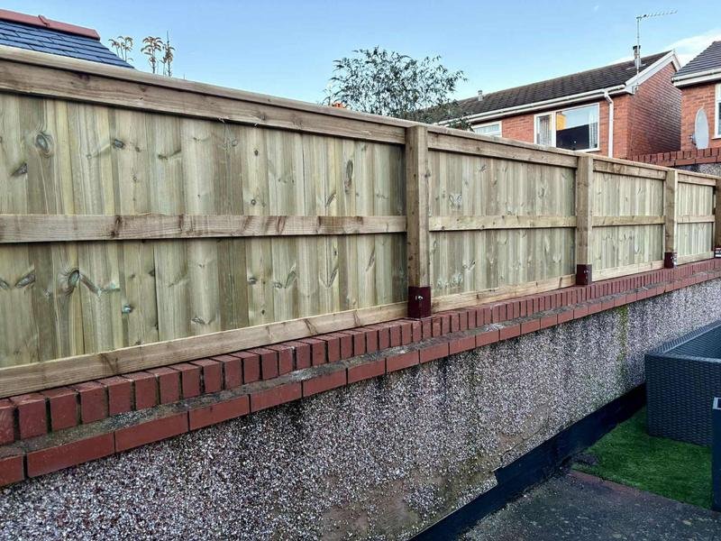 Made-to-measure tongue and groove fence and gate on Bertie Road, Wrexham