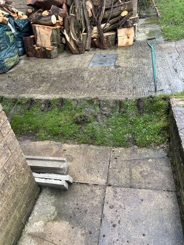 Fence extension and a new timber gate securing a side passage in Coedpoeth, Wrexham